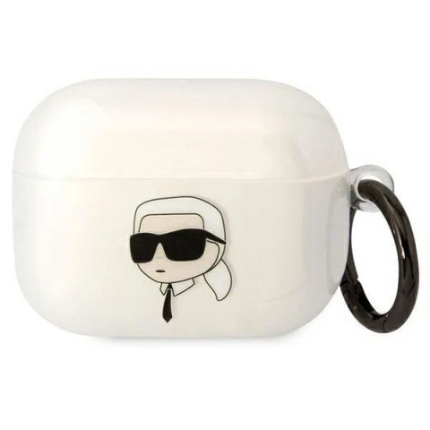 Захисний чохол для навушників Karl Lagerfeld для AirPods Pro кришка прозора Karl`s Head